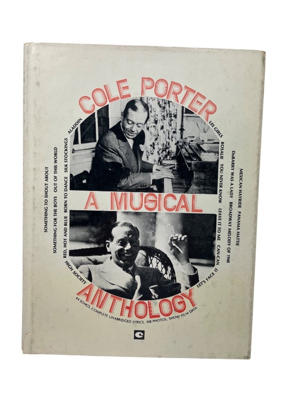 Cole Porter A Musical Anthology By Robert Kimball Hardcover 45 Songs Lyrics Phot